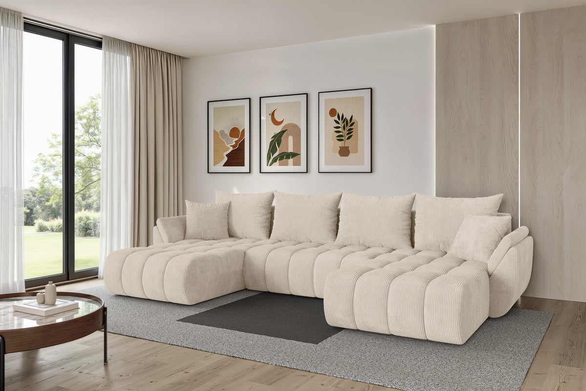 Wohnlandschaft TOKO-U-v1 Cord
