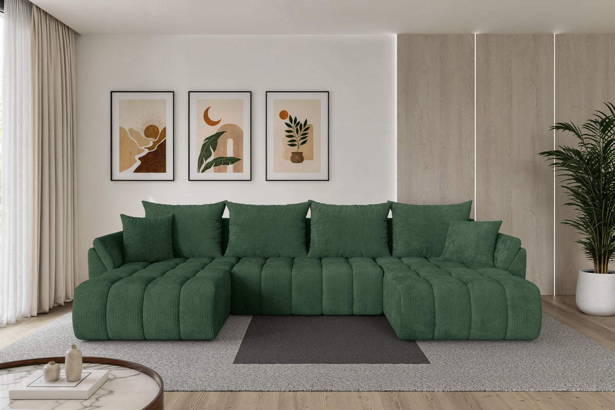 Wohnlandschaft TOKO-U-v1 Cord