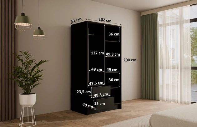 Drehtürenschrank KOLIN - 6