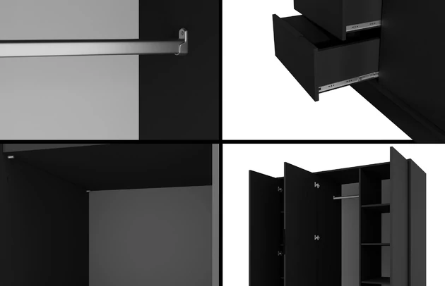 Drehtürenschrank KOLIN - 4