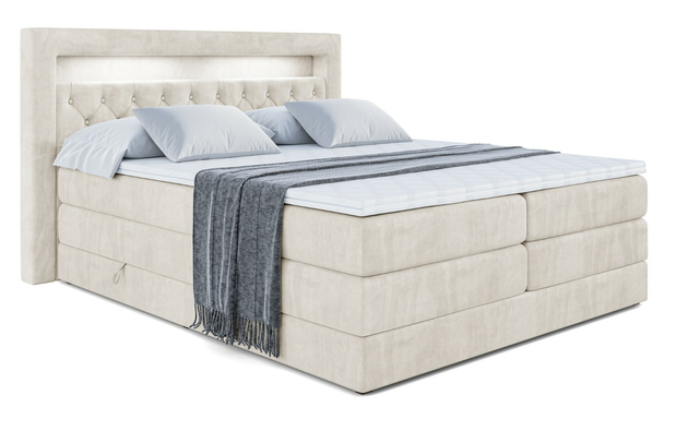 Boxspringbett NOEL GOLD KING - 2