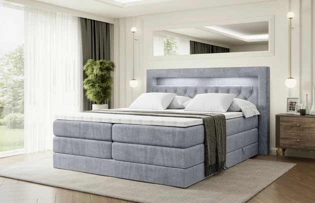Gepolsterte Rückseite: Nein, Höhe des Kopfteils: 120 cm, Farbe des Toppers: Weiß, Länge: 215 cm, Höhe der Matratze: 37 cm, Breite: 148 cm, Größe: 120x200 cm, Breite der Schlaffläche: 120 cm, Höhe: 120 cm, Liegehöhe: 65 cm, Material des Toppers: Schaumstoff, Matratze: Multipocketfederung und Bonellfederung, Höhe der Bettkasten: 24 cm, Länge der Schlaffläche: 200 cm, Stoffbeschreibung: Polsterstoff Monolith: Wasserabweisender und leicht zu reinigender Möbelstoff, scheuerfest (100.000 Martindale-Zyklen) lichtecht (5) und pillingarm (4-5), aus 100 % PES, Härtegrad der Matratze: H3 und H4, Bettkasten: Ja, Höhe der Füße: 3 cm, Anzahl der Bettkasten: 2, Material der Füße: Plastik, Dicke des Kopfteils: 8 cm, Höhe des Toppers: 4 cm, Dicke des Fußteils: 7 cm, Bezug: Samt, Farbe: Hellgrau - Monolith 84, Zimmer: Schlafzimmer, Höhe des Bettkastens: 24 cm, Stil: Modern - 1