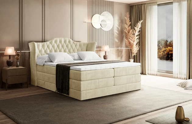 Boxspringbett VILA KING - 4