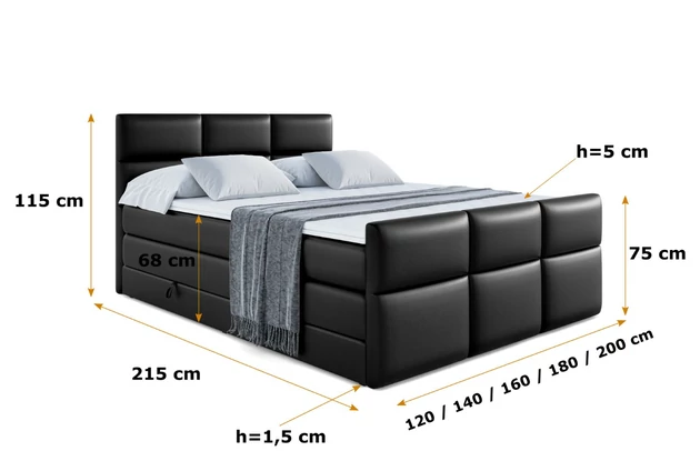 Boxspringbett OHIO-Z KING - 6