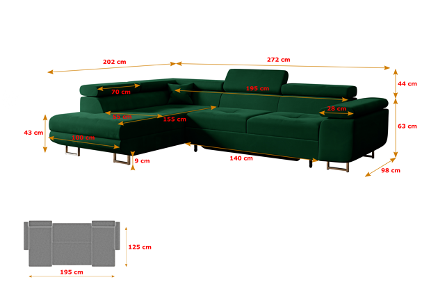 Ecksofa GUSA-L - 4
