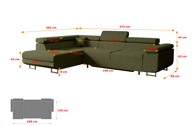 Ecksofa GUSA-L - 4