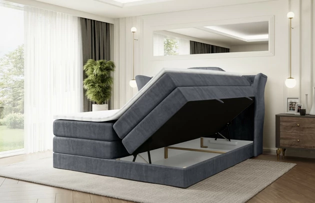 Boxspringbett VILA KING - 3