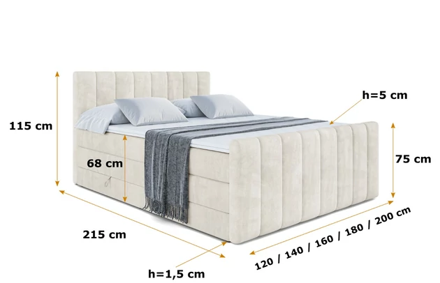 Boxspringbett OTTA-Z KING - 6