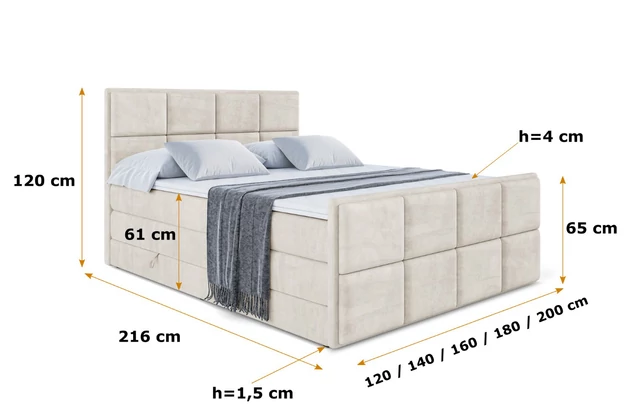 Boxspringbett NOVA-Z KING - 6