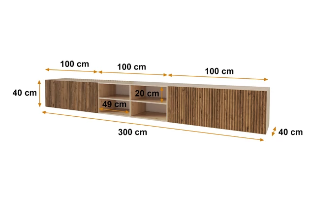 Lowboard KITO 4 offen - 4