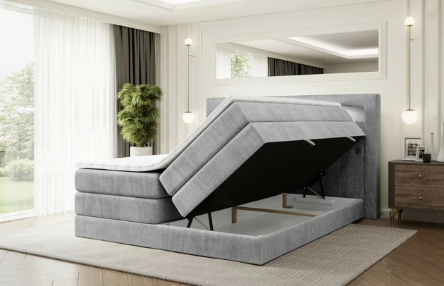 Boxspringbett NOEL GOLD KING - 3