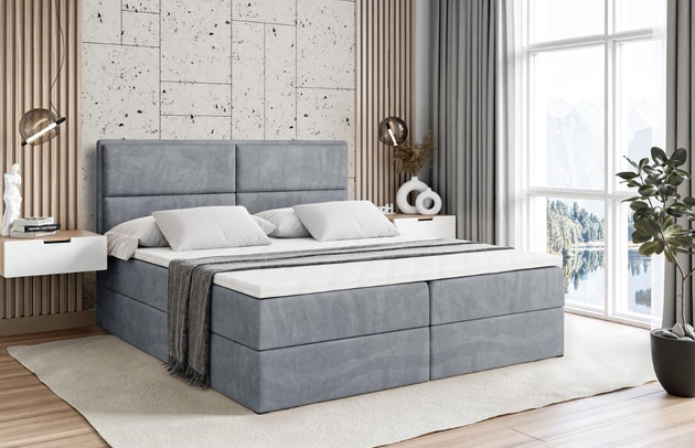 Stoffbeschreibung: Polsterstoff Casablanca: „Pet-friendly“, leicht zu reinigen (CleanBOO+), wasserabweisend mit Lotuseffekt, scheuerfest (45.000 Martindale- Zyklen), Gewicht 310g/m2 ±5 %, Bezug: Samt, Farbe: Grau - Casablanca 2314, Zimmer: Schlafzimmer, Länge: 208 cm, Breite: 120 cm, Höhe: 120 cm, Größe: 120x200 cm, Länge der Schlaffläche: 200 cm, Breite der Schlaffläche: 120 cm, Liegehöhe: 57 cm, Höhe der Matratze: 20 cm, Matratze: Bonellfederung, Farbe des Toppers: Weiß, Höhe des Toppers: 5 cm, Material des Toppers: Schaumstoff, Bettkasten: Ja, Anzahl der Bettkasten: 2, Höhe des Bettkastens: 30 cm, Höhe des Kopfteils: 120 cm, Material der Füße: Plastik, Höhe der Füße: 2 cm, Dicke des Kopfteils: 8 cm, Dicke des Fußteils: 7 cm, Gepolsterte Rückseite: Nein, Härtegrad der Matratze: H3 - 1