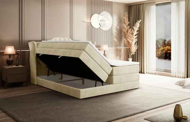 Boxspringbett VILA KING - 5