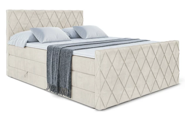 Boxspringbett LEPARO-Z KING - 2