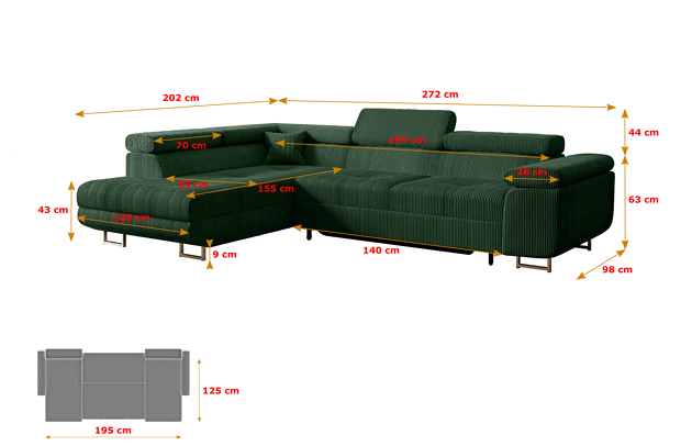 Ecksofa GUSA-L - 4