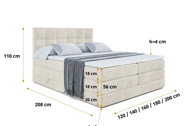 Boxspringbett MARCE KING - 6