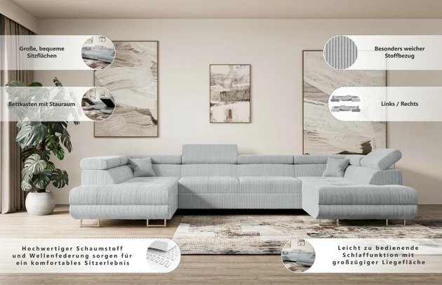 Wohnlandschaft GUSA-U - 8