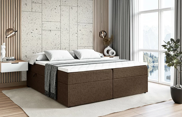 Material des Toppers: Schaumstoff, Matratze: Bonellfederung, Gepolsterte Rückseite: Nein, Liegehöhe: 56 cm, Höhe: 53 cm, Breite der Schlaffläche: 140 cm, Größe: 140x200 cm, Höhe der Matratze: 20 cm, Länge der Schlaffläche: 200 cm, Dicke des Kopfteils: 8 cm, Höhe der Bettkasten: 34 cm, Farbe des Toppers: Weiß, Stoffbeschreibung: Polsterstoff Inari: Scheuerfester Möbelstoff (50.000 Martindale-Zyklen) in schöner Leinen-Optik. lichtecht (5). reibecht (5) und pillingarm (4). aus 100% PP. 260 g/m2±5%, Breite: 140 cm, Länge: 208 cm, Dicke des Fußteils: 7 cm, Höhe des Kopfteils: 56 cm, Höhe des Toppers: 4 cm, Material der Füße: Plastik, Anzahl der Bettkasten: 2, Höhe der Füße: 3 cm, Bettkasten: Ja, Bezug: Flechtstoff, Farbe: Braun - Inari 24, Zimmer: Schlafzimmer, Höhe des Bettkastens: 34 cm, Härtegrad der Matratze: H3, Stil: Modern - 1