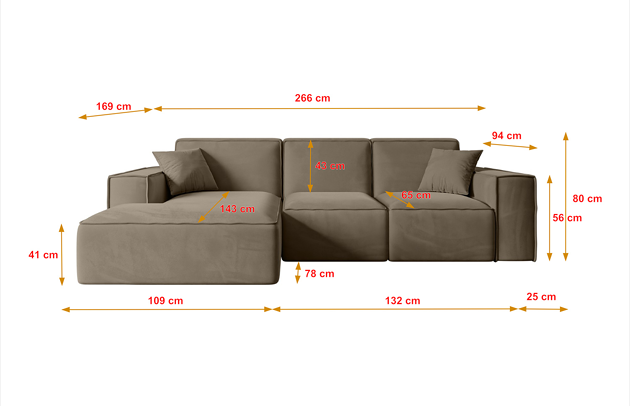 Ecksofa SERRA-L - 5