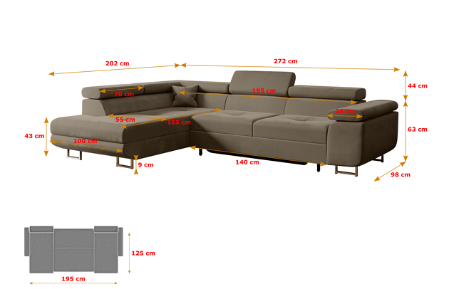 Ecksofa GUSA-L - 4