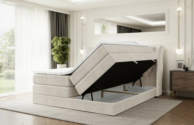 Boxspringbett VILA KING - 3