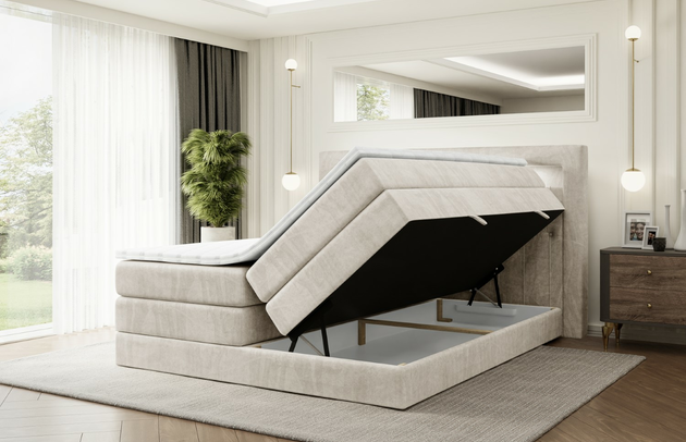 Boxspringbett NOEL GOLD KING - 3