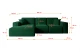 Ecksofa SERRA-L