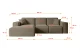 Ecksofa SERRA-L - 5