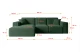 Ecksofa SERRA-L