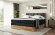 Bezug: Kunstleder, Farbe: Schwarz - Soft 11, Zimmer: Schlafzimmer, Länge: 210 cm, Breite: 131 cm, Höhe: 115 cm, Größe: 120x200 cm, Länge der Schlaffläche: 200 cm, Breite der Schlaffläche: 120 cm, Liegehöhe: 73 cm, Härtegrad der Matratze: h3-h4, Höhe der Matratze: 43 cm, Matratze: Multipocketfederung und Bonellfederung, Farbe des Toppers: Weiß, Höhe des Toppers: 5 cm, Material des Toppers: Schaumstoff, Bettkasten: Ja, Anzahl der Bettkasten: 2, Höhe des Bettkastens: 25 cm, Höhe des Kopfteils: 115 cm, Material der Füße: Plastik, Höhe der Füße: 2 cm, Dicke des Kopfteils: 8 cm, Dicke des Fußteils: 7 cm, Gepolsterte Rückseite: Nein, Stoffbeschreibung: Polsterstoff SOFT:Leicht zu reinigendes Lederimitat. scheuerfest (100.000 Martindale-Zyklen). lichtecht (6). reibecht (4-5). 100%PU (Oberseite) + 75%PES mit 25%CO (Unterseite) - 1