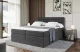 Material: Holz, Höhe: 110 cm, Stoffbeschreibung: Polsterstoff Casablanca: „Pet-friendly“, leicht zu reinigen (CleanBOO+), wasserabweisend mit Lotuseffekt, scheuerfest (45.000 Martindale- Zyklen), Gewicht 310g/m2 ±5 %, Höhe des Kopfteils: 110 cm, Bezug: Samt, Farbe: Schwarz - Casablanca 2316, Zimmer: Schlafzimmer, Länge: 215 cm, Breite: 140 cm, Größe: 140x200 cm, Länge der Schlaffläche: 200 cm, Breite der Schlaffläche: 140 cm, Liegehöhe: 73 cm, Härtegrad der Matratze: H3 und H4, Höhe der Matratze: 38 cm, Matratze: Multipocketfederung und Bonellfederung, Farbe des Toppers: Weiß, Höhe des Toppers: 5 cm, Material des Toppers: Schaumstoff, Bettkasten: Ja, Anzahl der Bettkasten: 2, Höhe des Bettkastens: 30 cm, Material der Füße: Plastik, Höhe der Füße: 2 cm, Dicke des Kopfteils: 8 cm, Dicke des Fußteils: 7 cm, Gepolsterte Rückseite: Nein - 1