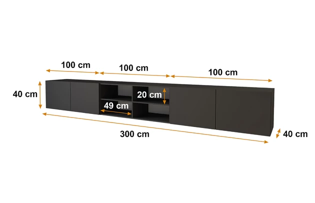 Lowboard ELIO 4 offen - 4