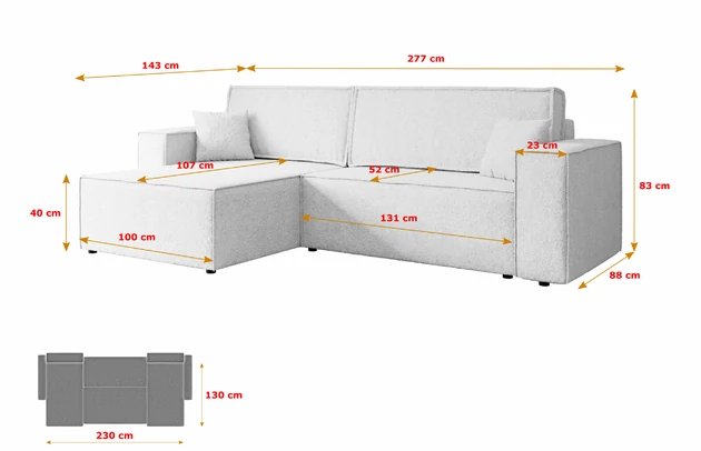 Ecksofa CELTIC-XL - 7