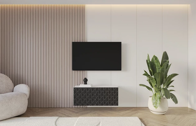 Material: Holzwerkstoff, Material der Rückwand: MDF, Ausführung: Hängend, Größe: 100 cm, Farbe: Weiß und Schwarz, Zimmer: Wohnzimmer, Anzahl der Türen: 2, Front-Typ: Gefräste, Art der Griffe: Griffleiste, Art der Türen: Klapptür, Breite: 100 cm, Tiefe: 40 cm, Höhe: 40 cm, Geschlossene Fächer: 4, Anzahl der Teile: 1 - 1