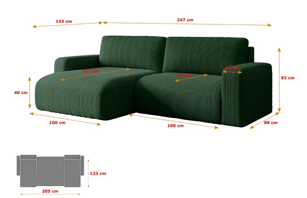 Ecksofa KLEEA-L - 7