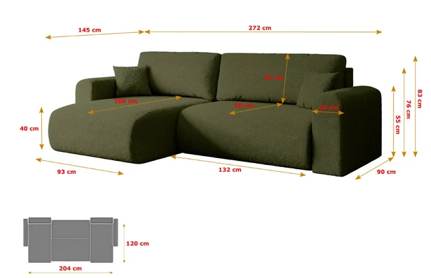 Ecksofa ORRO-L - 7