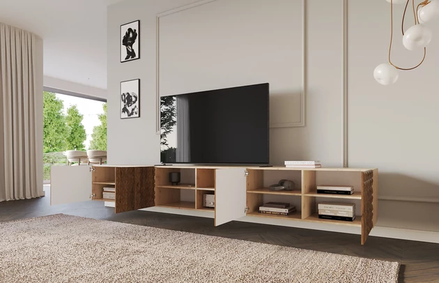 Lowboard VIRA 4 offen - 3