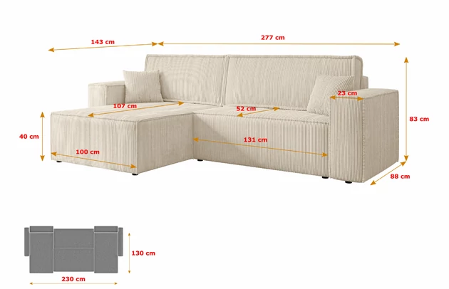 Ecksofa CELTIC-XL - 7