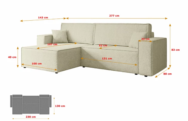 Ecksofa CELTIC-XL - 7