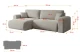 Ecksofa ORRO-L - 7