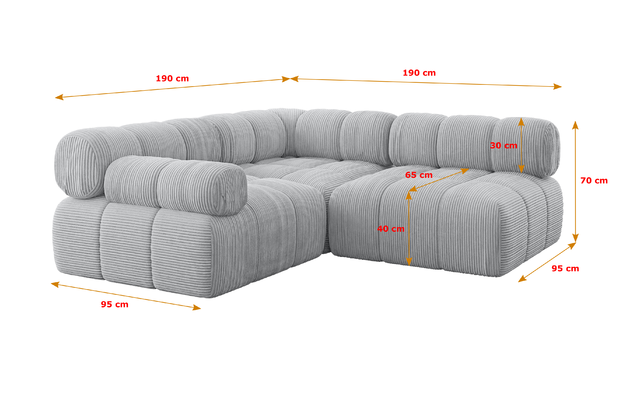 Ecksofa Mende-L1 - 5