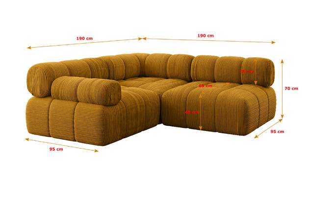 Ecksofa Mende-L1 - 5