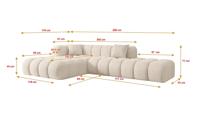 Ecksofa OLEA-L2 - 5