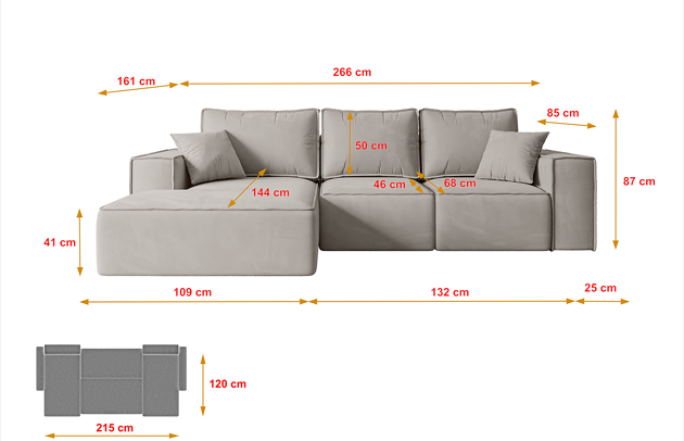 Ecksofa SERRA-L - 6