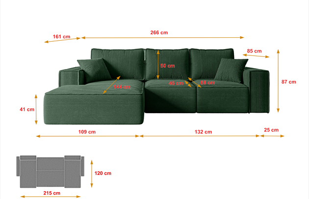 Ecksofa SERRA-L - 6