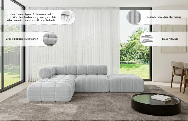 Ecksofa Kerru-L1 - 6