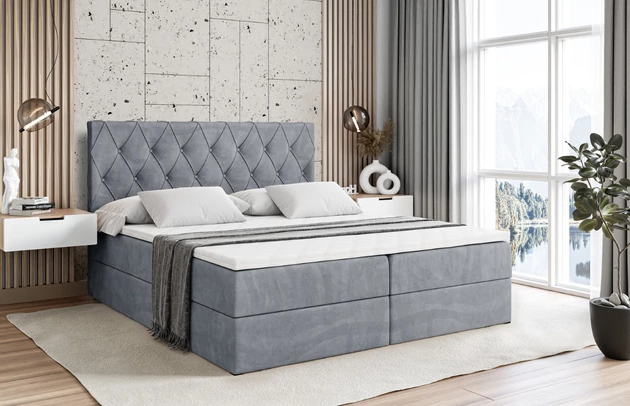 Höhe: 110 cm, Stoffbeschreibung: Polsterstoff Casablanca: „Pet-friendly“, leicht zu reinigen (CleanBOO+), wasserabweisend mit Lotuseffekt, scheuerfest (45.000 Martindale- Zyklen), Gewicht 310g/m2 ±5 %, Höhe des Kopfteils: 110 cm, Bezug: Samt, Farbe: Schwarz - Casablanca 2316, Zimmer: Schlafzimmer, Länge: 207 cm, Breite: 120 cm, Größe: 120x200 cm, Länge der Schlaffläche: 200 cm, Breite der Schlaffläche: 120 cm, Liegehöhe: 55 cm, Höhe der Matratze: 20 cm, Matratze: Bonellfederung, Farbe des Toppers: Weiß, Höhe des Toppers: 5 cm, Material des Toppers: Schaumstoff, Bettkasten: Ja, Anzahl der Bettkasten: 2, Höhe des Bettkastens: 30 cm, Material der Füße: Plastik, Höhe der Füße: 2 cm, Dicke des Kopfteils: 8 cm, Dicke des Fußteils: 7 cm, Gepolsterte Rückseite: Nein, Härtegrad der Matratze: H3, Material: Holz - 1