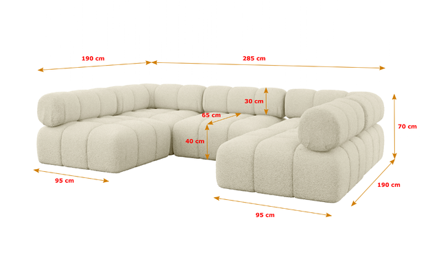 Wohnlandschaft Garvo-U1 - 5