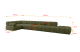 Ecksofa Felto-L3