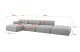 Ecksofa Lizur-L2